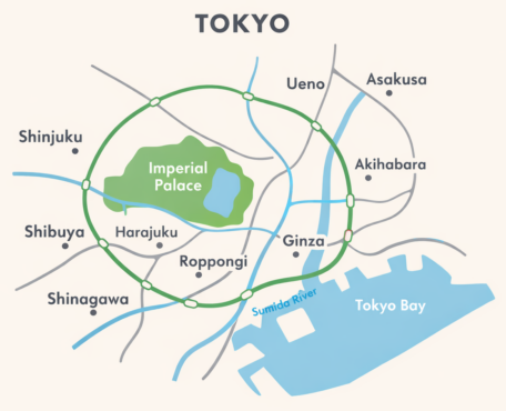 東京都内でゲームサウンドトラックを探すためのエリア別マップ