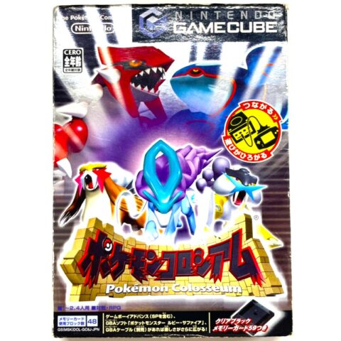 ニンテンドーゲームキューブソフト『ポケモンコロシアム』のパッケージ。ゲームキューブソフト買取品目を示すアイキャッチ画像