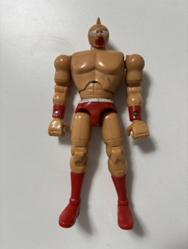 キン肉マン マイティマッスルシリーズのアクションフィギュア 赤パンツ・赤ブーツ・関節可動タイプ