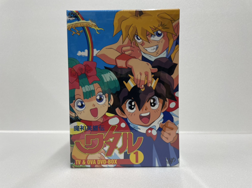 アニメ『魔神英雄伝ワタル』のTV＆OVA DVD-BOX第1巻のパッケージ画像