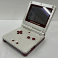 ゲームボーイアドバンスSP ファミコンカラー 本体の開いた状態
