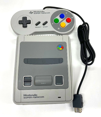 スーパーファミコンミニ本体とコントローラーのセット