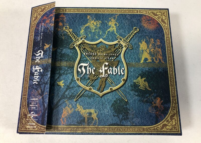 KOTOKO Anime song’s complete album “The Fable” Blu-ray付き初回限定盤を東京都豊島区目白で出張買取