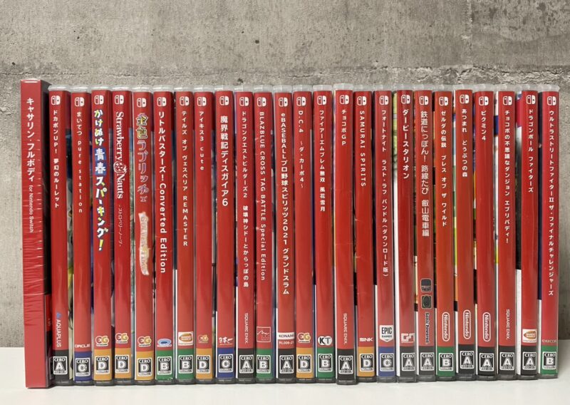 ニンテンドースイッチ用ゲームソフトを東京都大田区南蒲田で大量出張買取