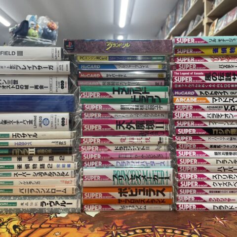 PCエンジン CD-ROM²・SUPER CD-ROM²ソフトの大量コレクションを東京都練馬区谷原で出張買取