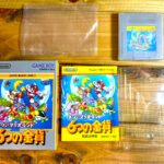 ゲームボーイソフト スーパーマリオランド2 6つの金貨 箱・説明書・内袋・カートリッジ一式 完品構成例