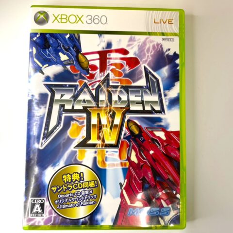 Xbox 360ソフト『雷電IV』2TA-00003 モス 特典サントラCD同梱 足立区千住 店頭買取