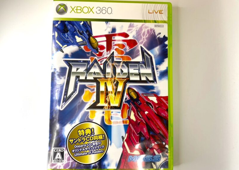 Xbox 360ソフト『雷電IV』2TA-00003 モス 特典サントラCD同梱 足立区千住 店頭買取